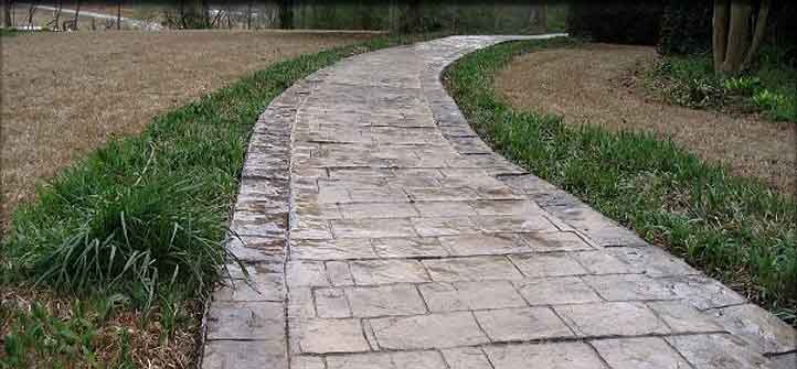 Stamped Concrete Walkways
