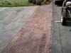 Stamped Concrete driveway skirting